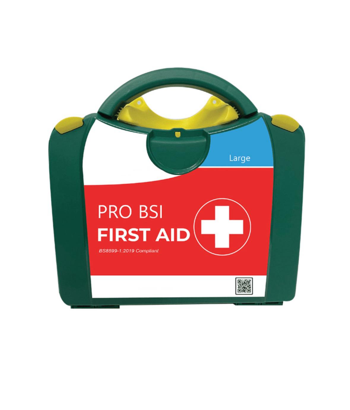 Large workplace first aid kit and contents